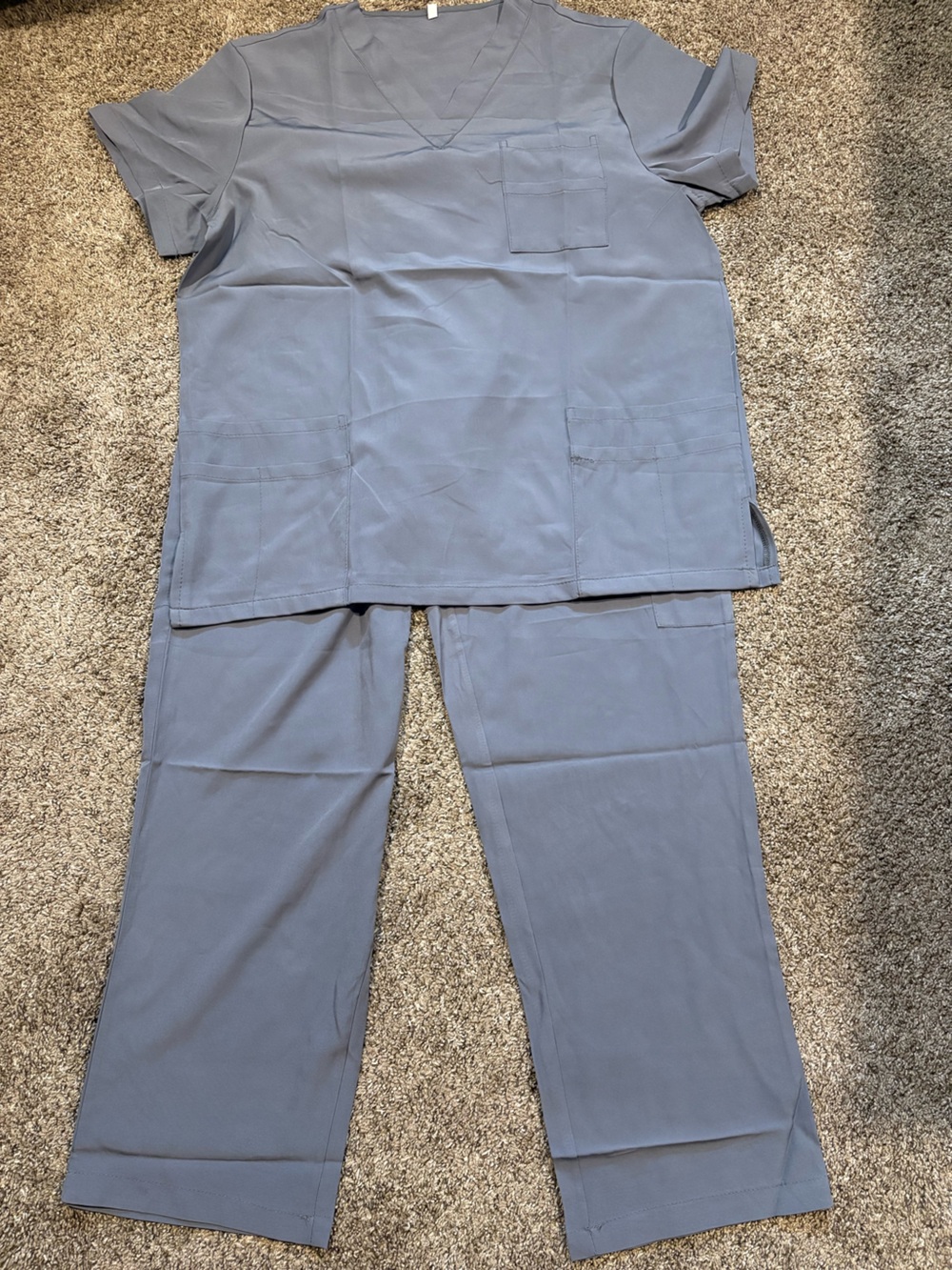 Women's 2 Piece Medical Workwear Scrubs Set -size L